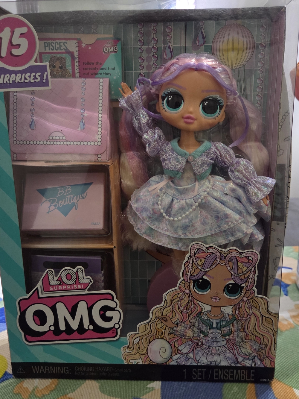 L.O.L. Surprise! Pearla OMG Lilac Fashion Doll with Accessories